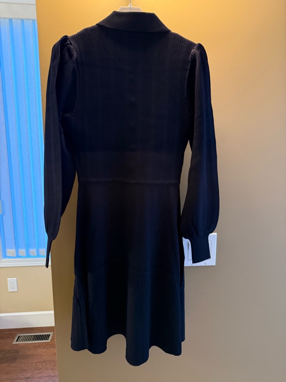 SANDRO Lison Button-Up Flared Dress - Picture 5 of 6